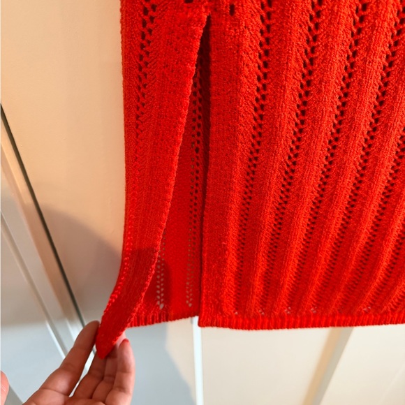 Scotch & Soda Vibrant Orange Knit Dress BNWT - Picture 6 of 7